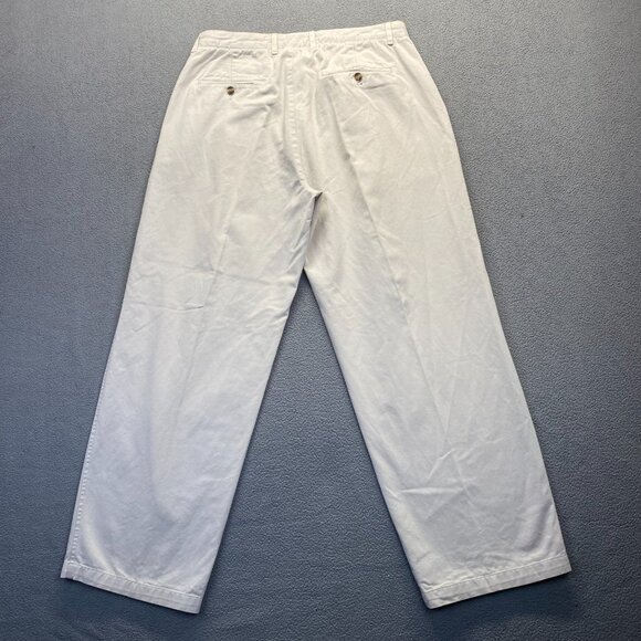 Army Navy Mens Dress Pants Size 36X30 ,100% Cotton Pleated - Picture 2 of 10